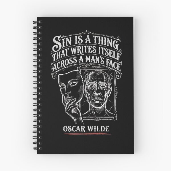 Item preview, Sin Writes Itself Across A Mans Face Oscar Wilde Dorian Gray Art designed and sold by Fenay Designs.