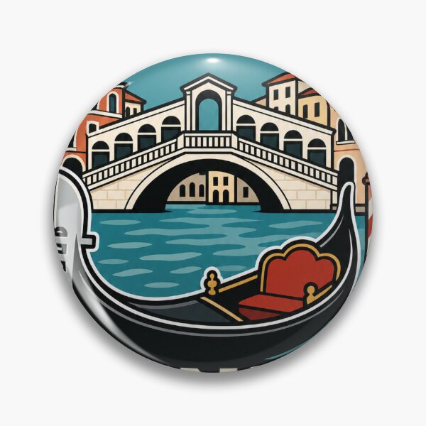 Item preview, Venice Travel Souvenir - Venice Italy Illustration designed and sold by VisualArtsOasis.