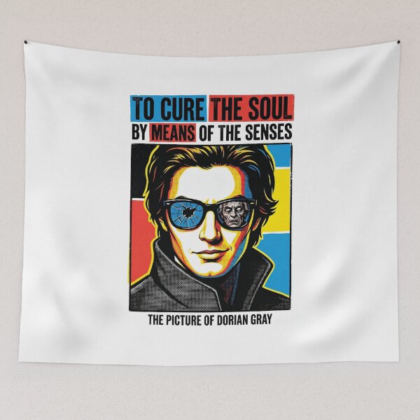 Item preview, To Cure The Soul By Means Of The Senses Dorian Gray Pop Art designed and sold by Fenay Designs.