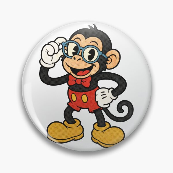 Item preview, Sticker - Decal - Playful Monkey in Classic Style designed and sold by ForeverPrintsOK.