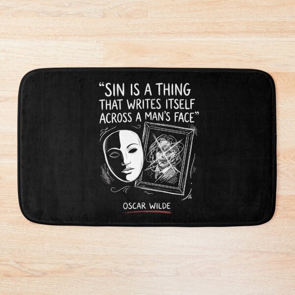 Item preview, Dorian Gray Sin Writes Itself Across A Mans Face Sketch Art designed and sold by Fenay Designs.