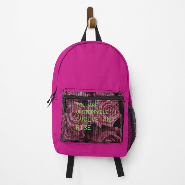 Item preview, Pink roses and powerful words ,you are unstoppable ,evolve and rise designed and sold by wallartofmio.