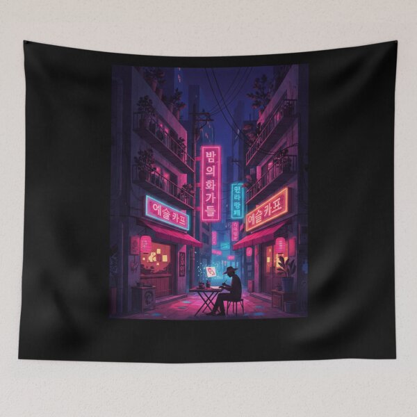 Item preview, Neon City Night Artist designed and sold by GALLERYCREATOR.