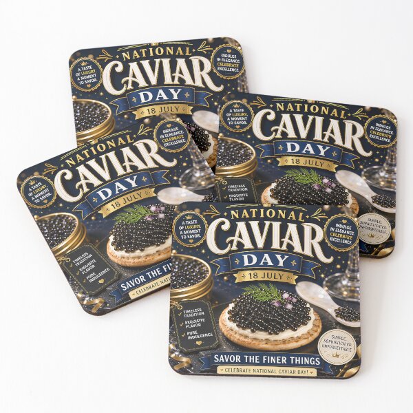 Item preview, National Caviar Day Celebration – A Taste of Luxury and Elegance designed and sold by Artisan Finds Online.