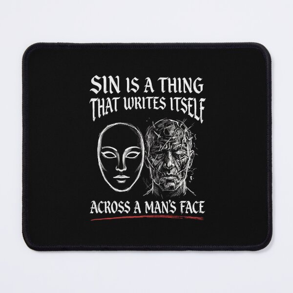 Item preview, Dorian Gray Sin Writes Itself Across A Mans Face Gothic Mask Art designed and sold by Fenay Designs.