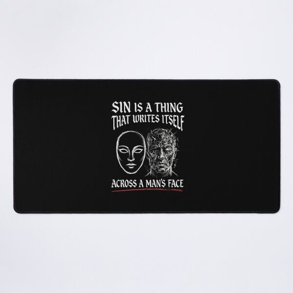 Item preview, Dorian Gray Sin Writes Itself Across A Mans Face Gothic Mask Art designed and sold by Fenay Designs.