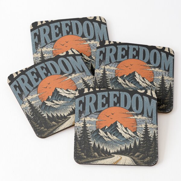 Item preview, Find Your Freedom Mountain Adventure T-Shirt | Vintage Wilderness Sunset Road Graphic designed and sold by NBT-NOVA.
