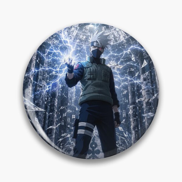 Item preview, Kakashi | Storm Sage of the Eternal Sky | Lightning Warrior Anime-Inspired Fantasy Art designed and sold by Dyan4.