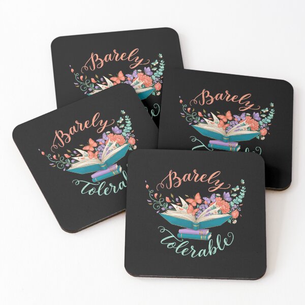 Item preview, Barely Tolerable Floral Reader for Book Lover Lifestyle designed and sold by Redgiant87x.