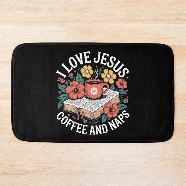 Item preview, I love Jesus, coffee and naps designed and sold by jkrphoto.