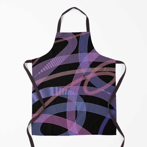 Item preview, Neon Ribbon Flow | Abstract Gradient Line Art on Black Background designed and sold by GemniShop.