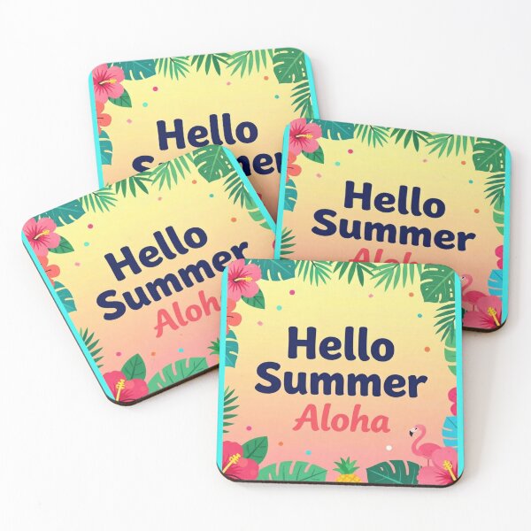 Item preview, Hello Summer Aloha Beach Hut Chill designed and sold by LiamaWery333.