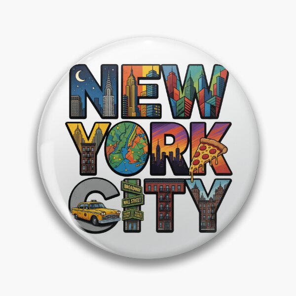 Item preview, New York City Skyline Comic Pop Art designed and sold by TshirtsOnline-.