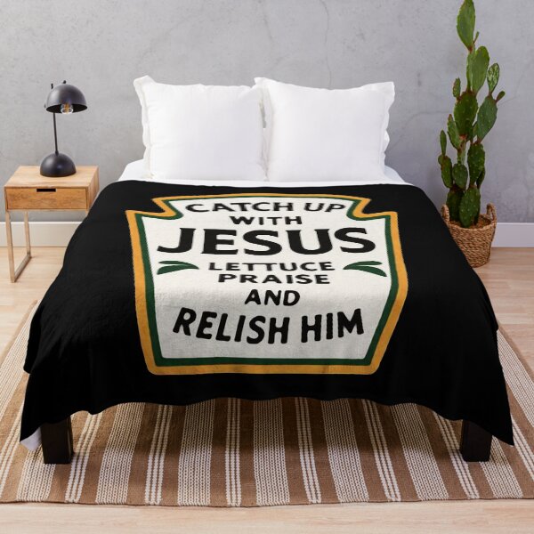 Item preview, Catch Up With Jesus Lettuce Praise And Relish Him designed and sold by plushism.