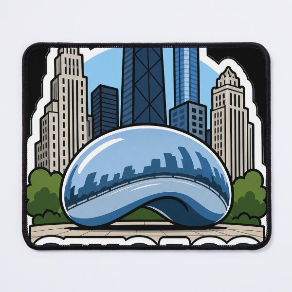 Item preview, Chicago Travel Souvenir - Chicago USA Illustration designed and sold by VisualArtsOasis.