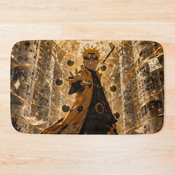 Item preview, Golden Ascendant Warrior | Celestial Energy Anime-Inspired Fantasy Art designed and sold by Dyan4.
