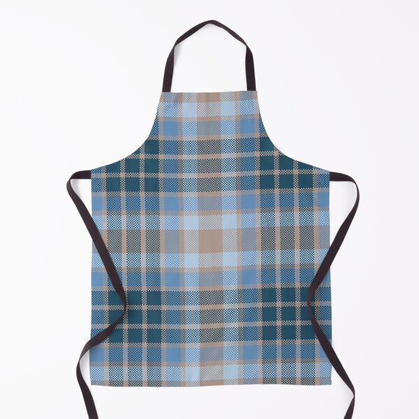Item preview, Modern Blue and Beige Tartan Check Pattern designed and sold by PowerAntShop.