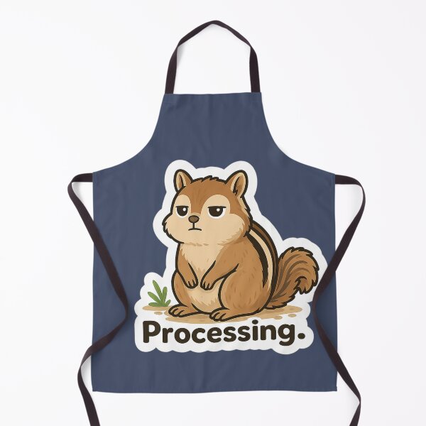 Item preview, Processing. Chipmunk Meme | Deadpan Animal Sticker Design designed and sold by BabyStark.