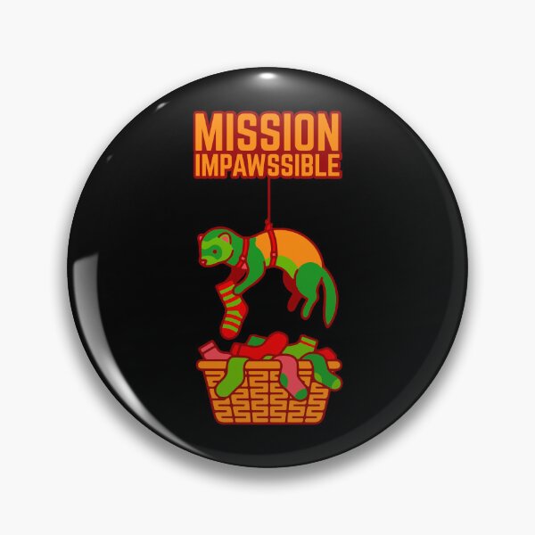 Item preview, Ferret Mission Impawssible designed and sold by Kay Kay Design Shop.