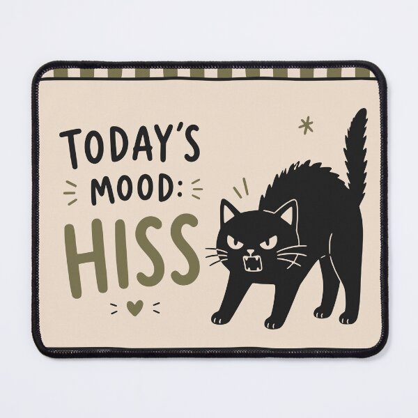 Item preview, Funny Hissing Cat Art designed and sold by Studio pod Burom.
