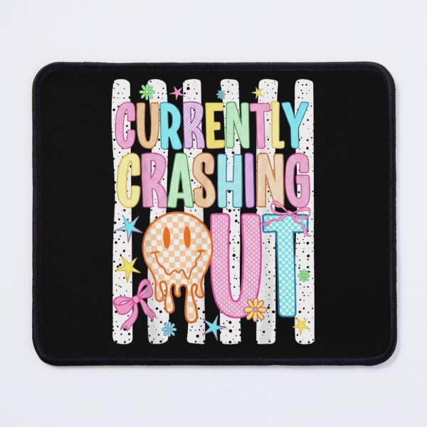 Item preview, Currently Crashing Out Coquette Melting Smiley Face Y2K Aesthetic designed and sold by haitrieuic96.