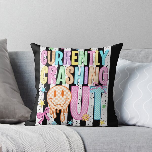 Item preview, Currently Crashing Out Coquette Melting Smiley Face Y2K Aesthetic designed and sold by haitrieuic96.