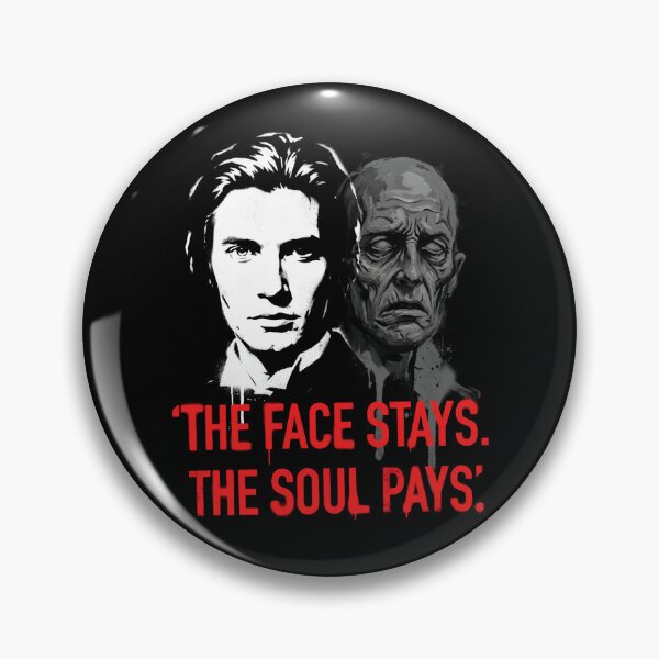 Item preview, The Face Stays The Soul Pays Dorian Gray Street Art Portrait designed and sold by Fenay Designs.