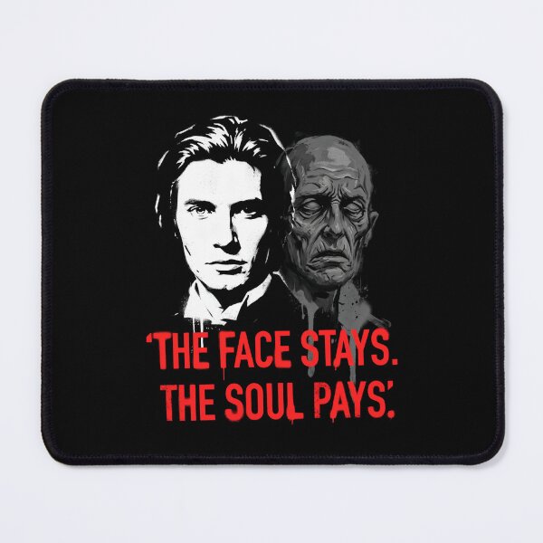 Item preview, The Face Stays The Soul Pays Dorian Gray Street Art Portrait designed and sold by Fenay Designs.