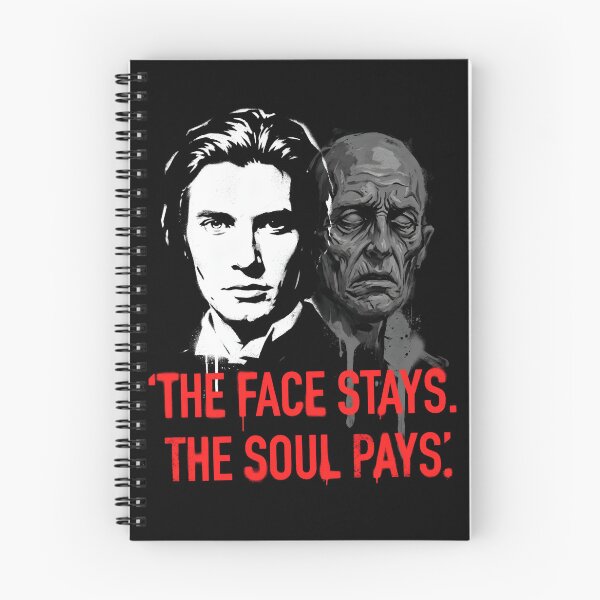 Item preview, The Face Stays The Soul Pays Dorian Gray Street Art Portrait designed and sold by Fenay Designs.