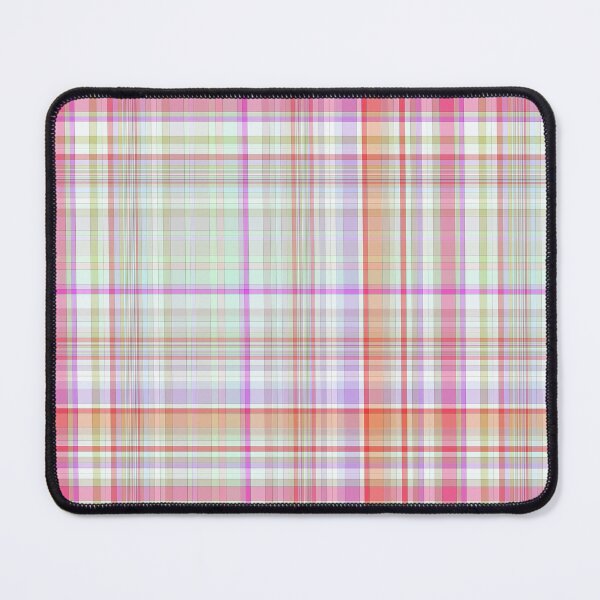 Item preview, Warm Green Orange Pink and Purple Plaid Pattern  designed and sold by WD-Artist.