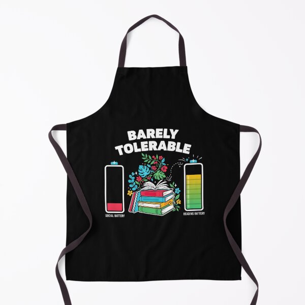 Item preview, Barely Tolerable Funny Book Lover Floral for Proud Bookworms designed and sold by Redgiant87x.