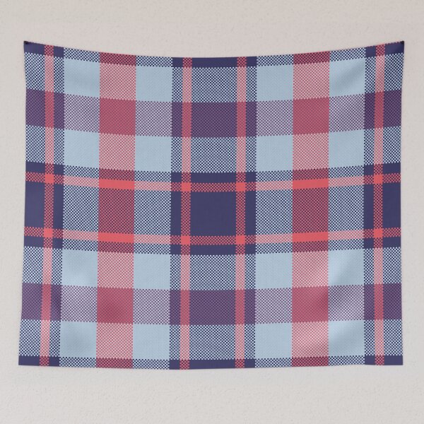 Item preview, Classic Navy and Red Tartan Plaid Design designed and sold by PowerAntShop.