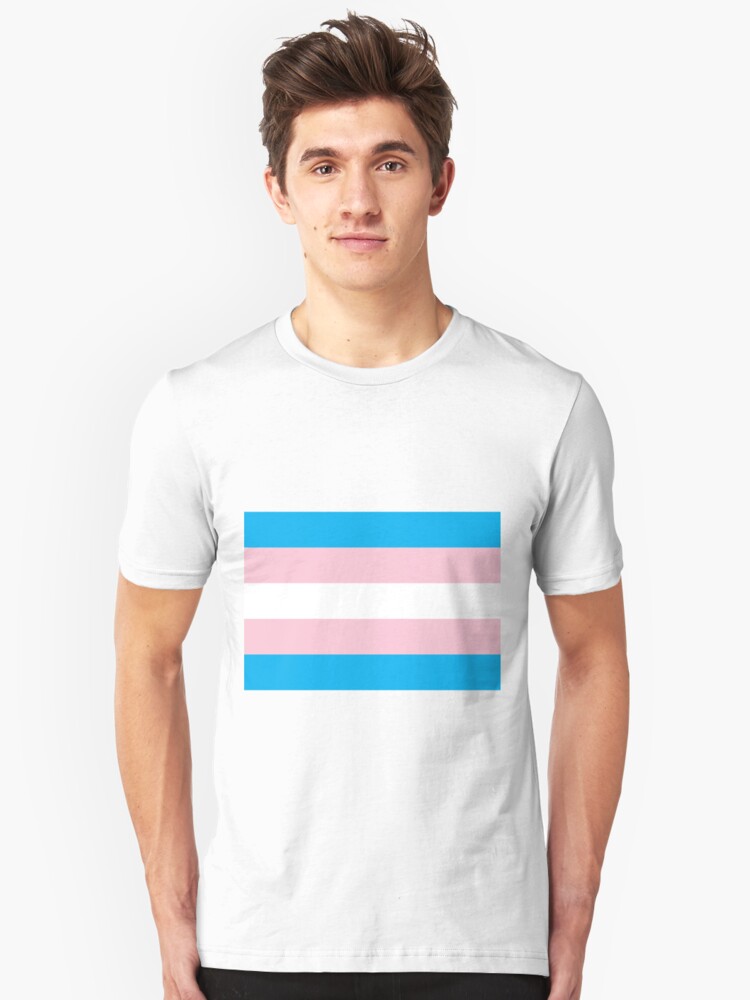 trans flag shirt