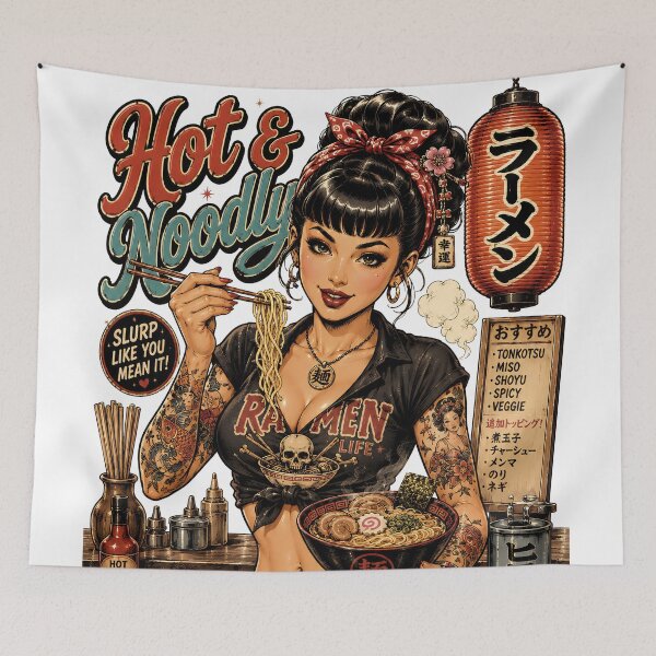 Item preview, hot noodle designed and sold by aliraweb.