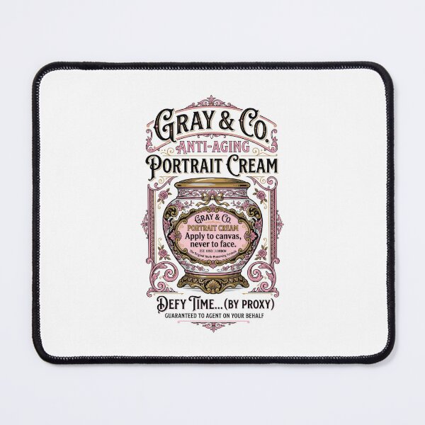 Item preview, Anti Aging Portrait Cream Dorian Gray Satirical Beauty Label designed and sold by Fenay Designs.