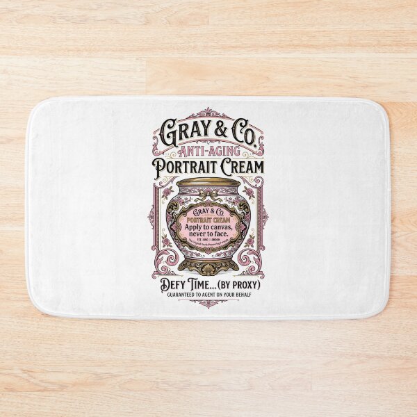 Item preview, Anti Aging Portrait Cream Dorian Gray Satirical Beauty Label designed and sold by Fenay Designs.