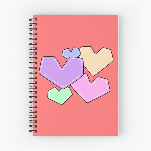 Item preview, Cute Pastel Geometric Hearts Pattern Illustration designed and sold by ubborn.
