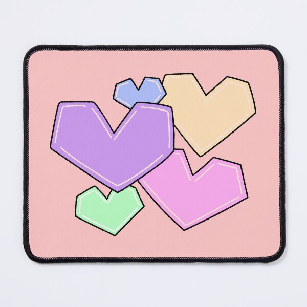 Item preview, Cute Pastel Geometric Hearts Pattern Illustration designed and sold by ubborn.