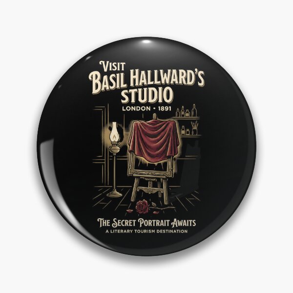 Item preview, Visit Basil Hallwards Studio Dorian Gray Vintage Travel Poster designed and sold by Fenay Designs.