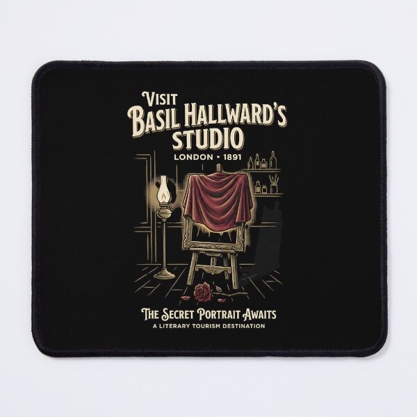 Item preview, Visit Basil Hallwards Studio Dorian Gray Vintage Travel Poster designed and sold by Fenay Designs.