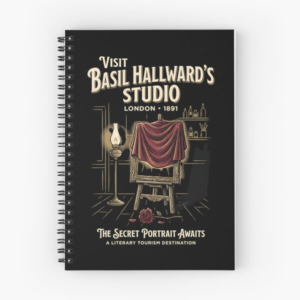 Item preview, Visit Basil Hallwards Studio Dorian Gray Vintage Travel Poster designed and sold by Fenay Designs.