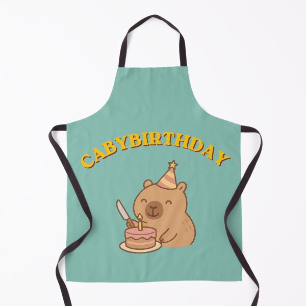 Item preview, Capybirthday – Cute Capybara Birthday Cake Party Design designed and sold by EVESTUDIOART.