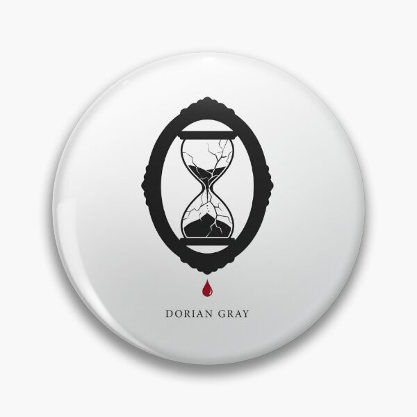 Item preview, Dorian Gray Hourglass Mirror Silhouette Gothic Line Art designed and sold by Fenay Designs.