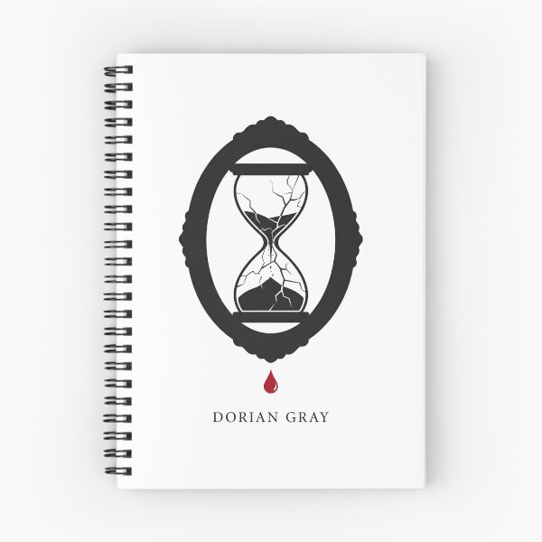 Item preview, Dorian Gray Hourglass Mirror Silhouette Gothic Line Art designed and sold by Fenay Designs.