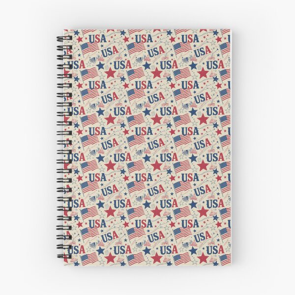 Item preview, Patriotic USA Flags Stars Seamless Pattern designed and sold by Pioneer Spirit Market.