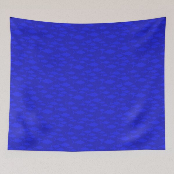 Item preview, Bluefin School – Cobalt Current designed and sold by Melissa  MacMichael Art + Design.
