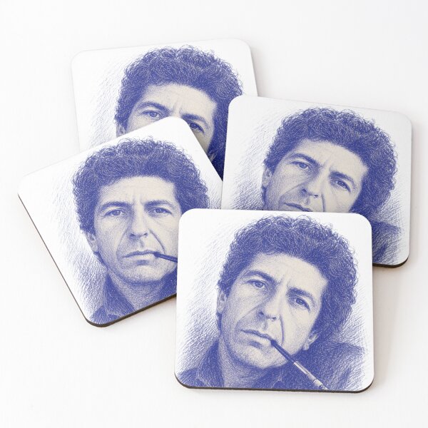 Item preview, Leonard Cohen Ballpoint Portrait Sketch designed and sold by DowntownNoWave.