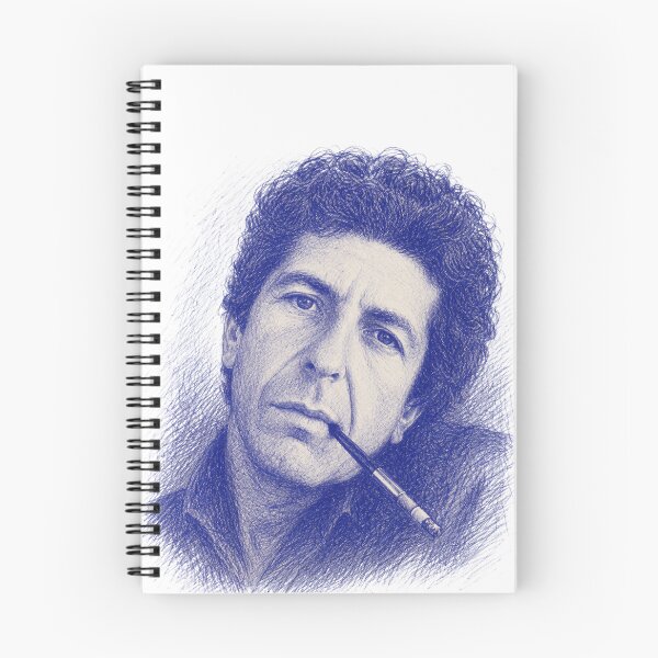 Item preview, Leonard Cohen Ballpoint Portrait Sketch designed and sold by DowntownNoWave.