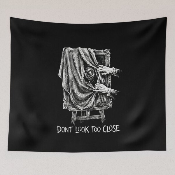 Item preview, Dont Look Too Close Dorian Gray Decaying Portrait Art designed and sold by Fenay Designs.