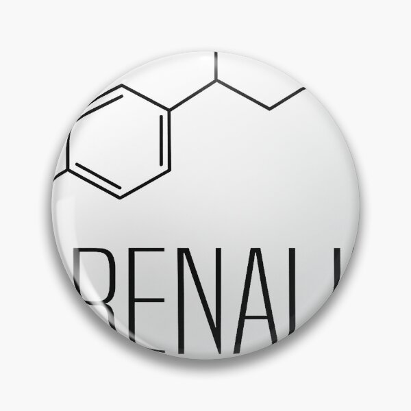 Item preview, Adrenaline Molecule Structure – Chemical Design for Science & Medicine Fans designed and sold by Mavriboy.